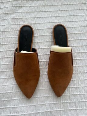 Jenni Kayne Brown Pointed Suede Mule flats EU 37 | US 7